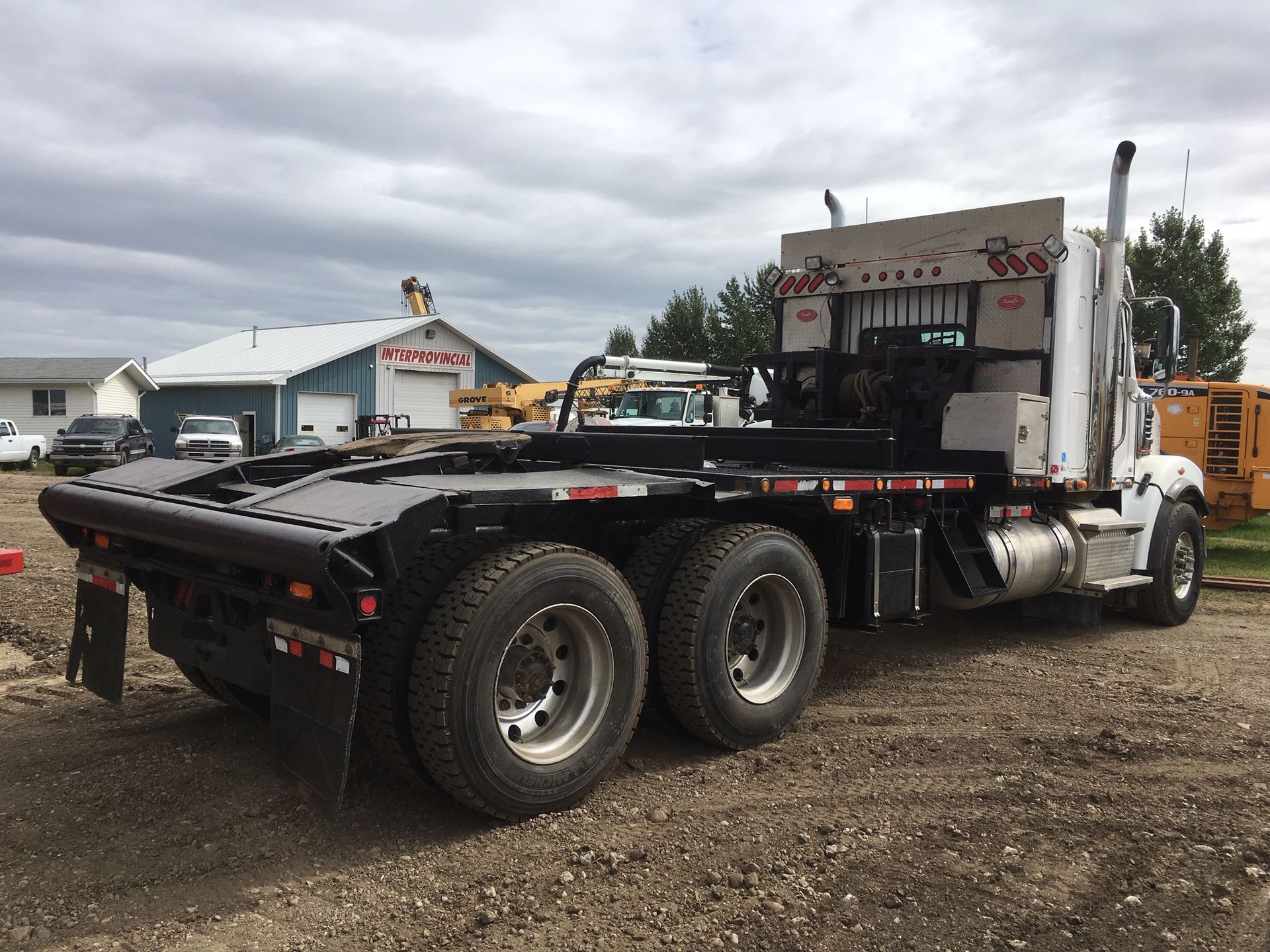 Used 2012 Freightliner Coronado SD T/A Texas Bed Winch Truck For Sale