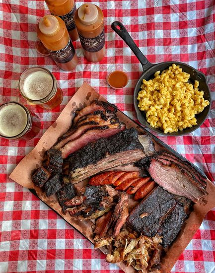 Texas Style Pit smoked BBQ AJ s Pit Bar B Q Denver