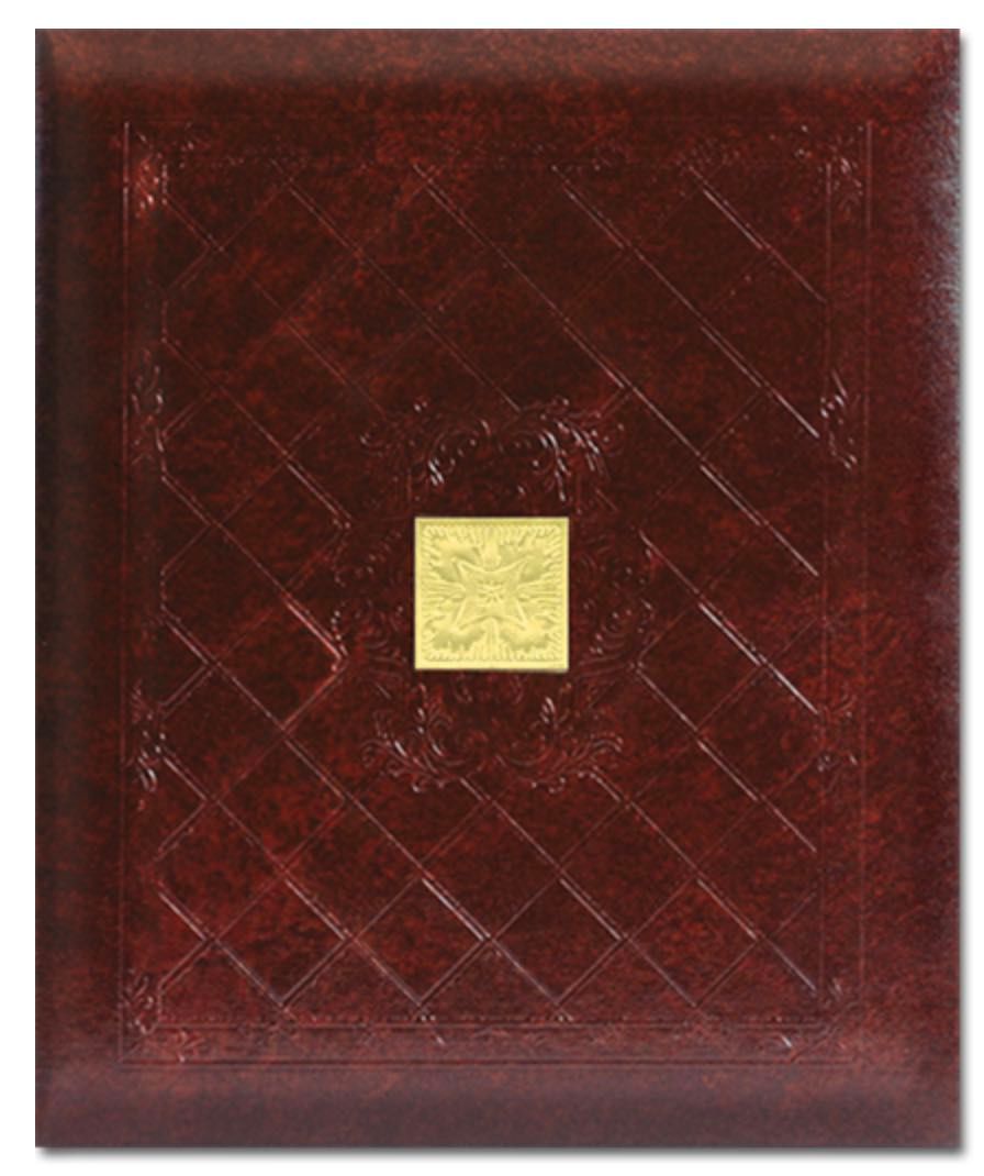 Burgandy Classic Register Books