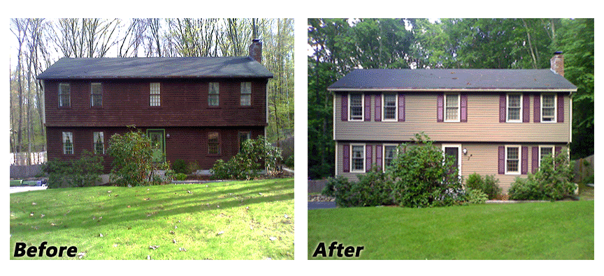 exterior house painting color change