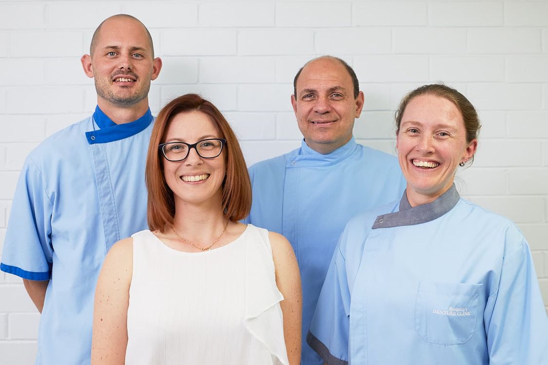 Clinic Staff White Background  — Bromley's Denture Clinic in Tweed Heads South, NSW