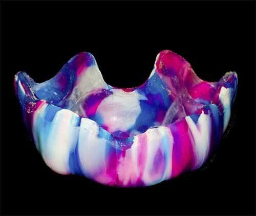 Colourful Custom Mouthguard — Bromley's Denture Clinic in Tweed Heads South, NSW