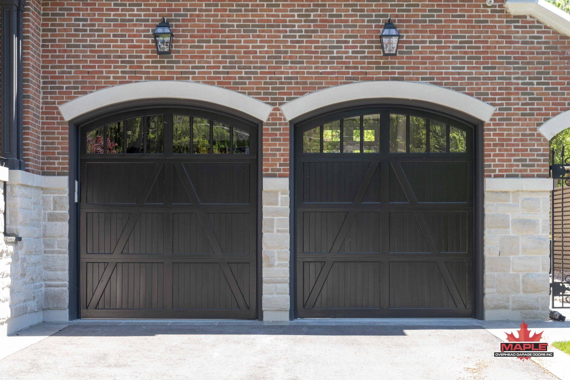arched garage doors