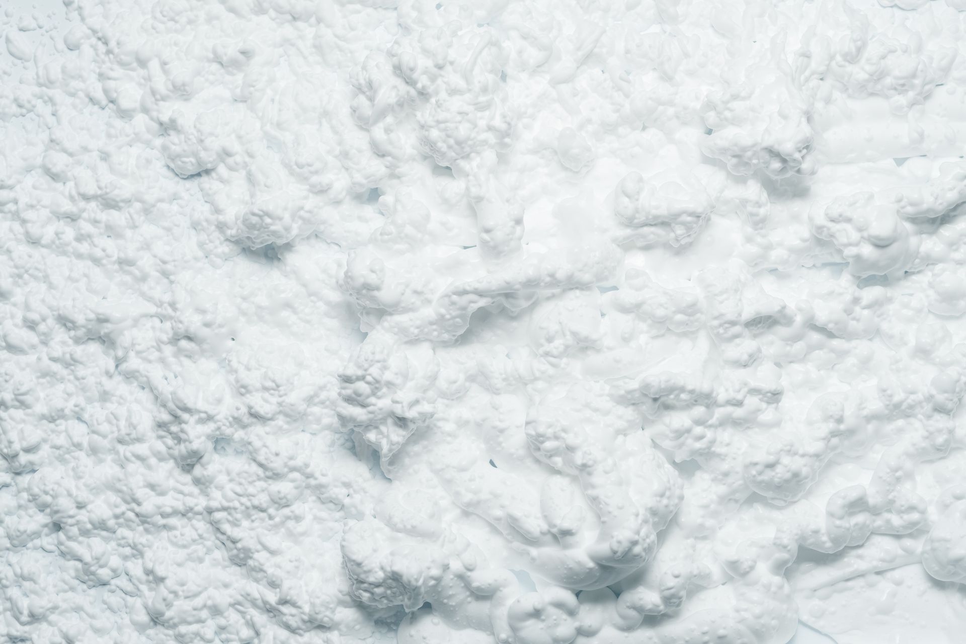 It is a close up of a pile of snow.
