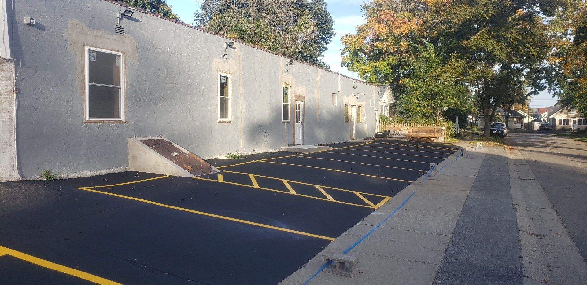 concreteline striping, parking lot line striping, ADA markings, best paving company near me, lockport ny, toro blacktop & concrete