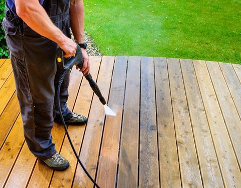 Monthly Cleaning — Terrace with a Power Washer in Jackson, WY
