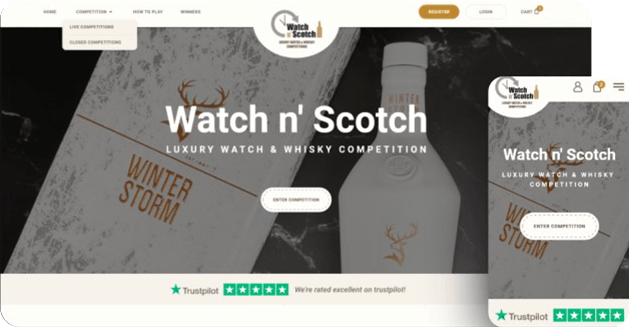 competition-raffle-website-design