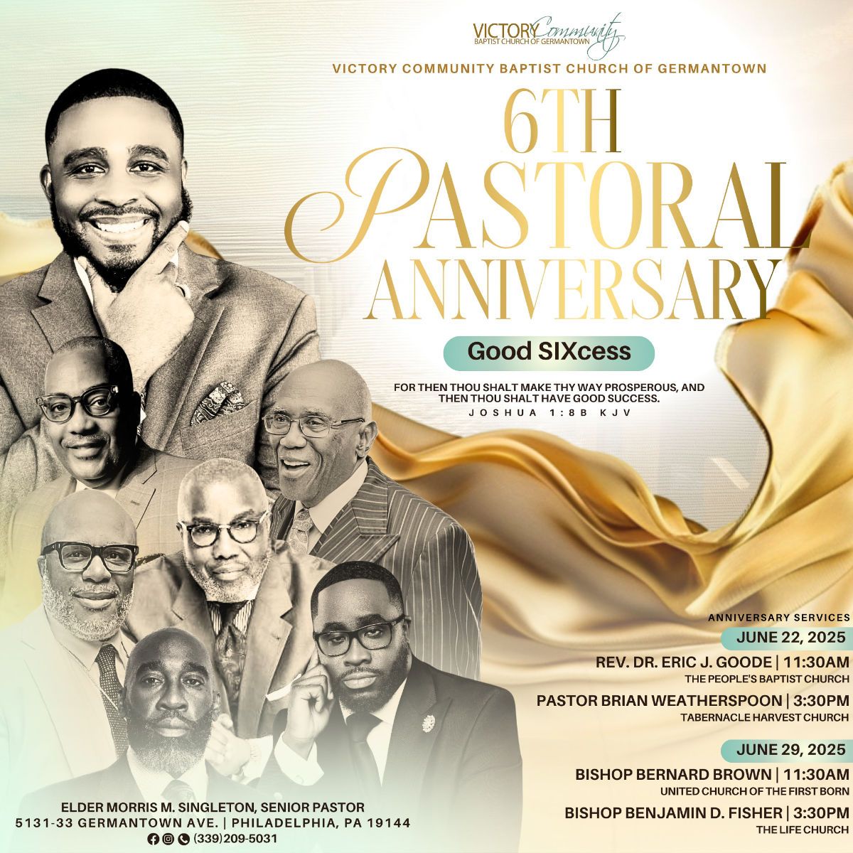 Victory Community Baptist Church of Germantown 6th Pastoral Anniversary