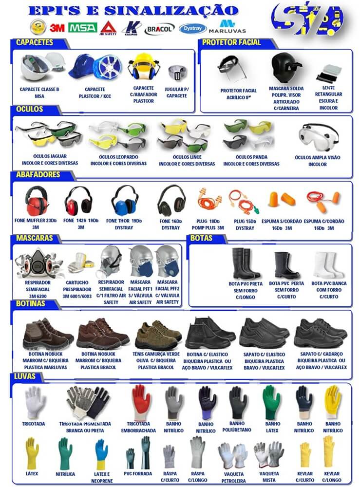 Equipamentos Para Proteção EPIs/EPC - ST FLEX Borrachas e Metais