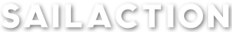 The word sail action is written in white on a white background.