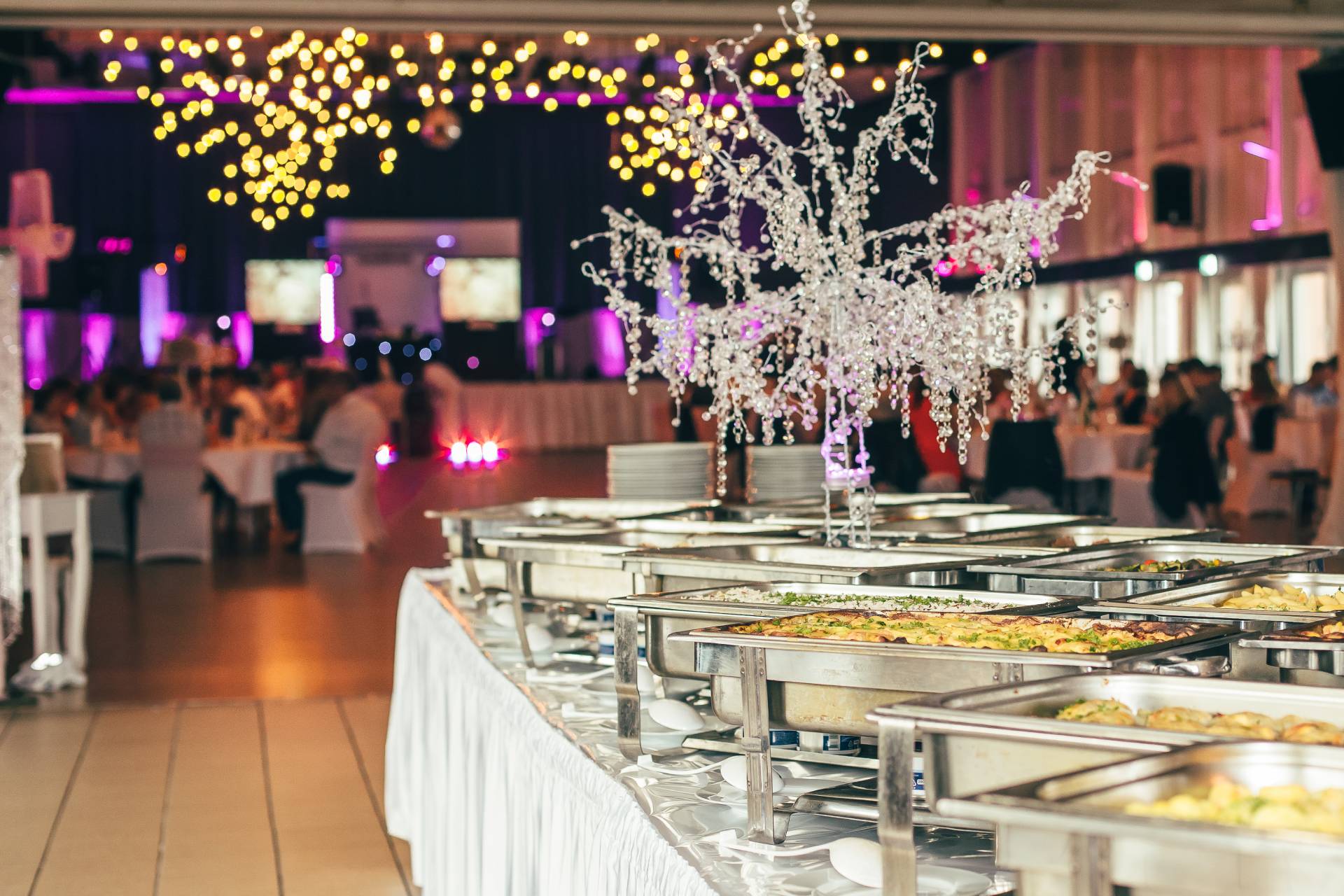 food catering at an event