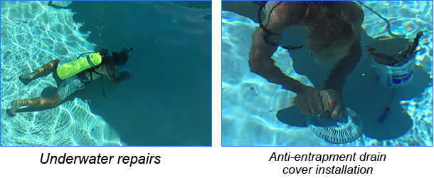 Swimming Pool — Underwater Repair  in Tucson, AZ