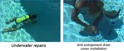 Swimming Pool — Underwater Repair  in Tucson, AZ