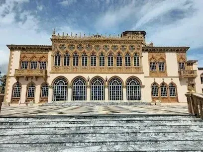 Hvac-Contractor-Bradenton-A large building with a lot of windows and stairs in front of it.