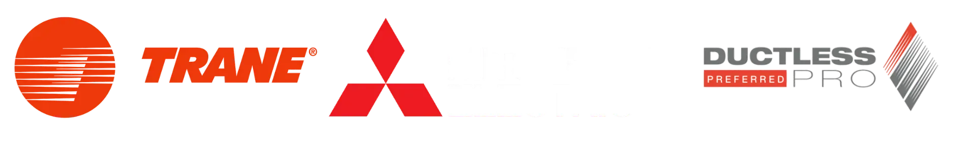 Trane and Mitsubishi logo