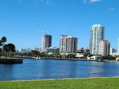 Hvac-Contractor-Bradenton-A large body of water with a city in the background