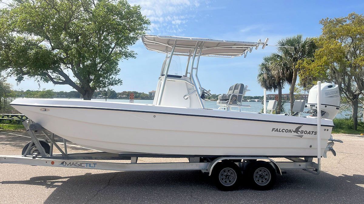 New 2024 Falcon Bay22 Bay Boat for Sale by Mayday Marine Services in St. Petersburg, FL