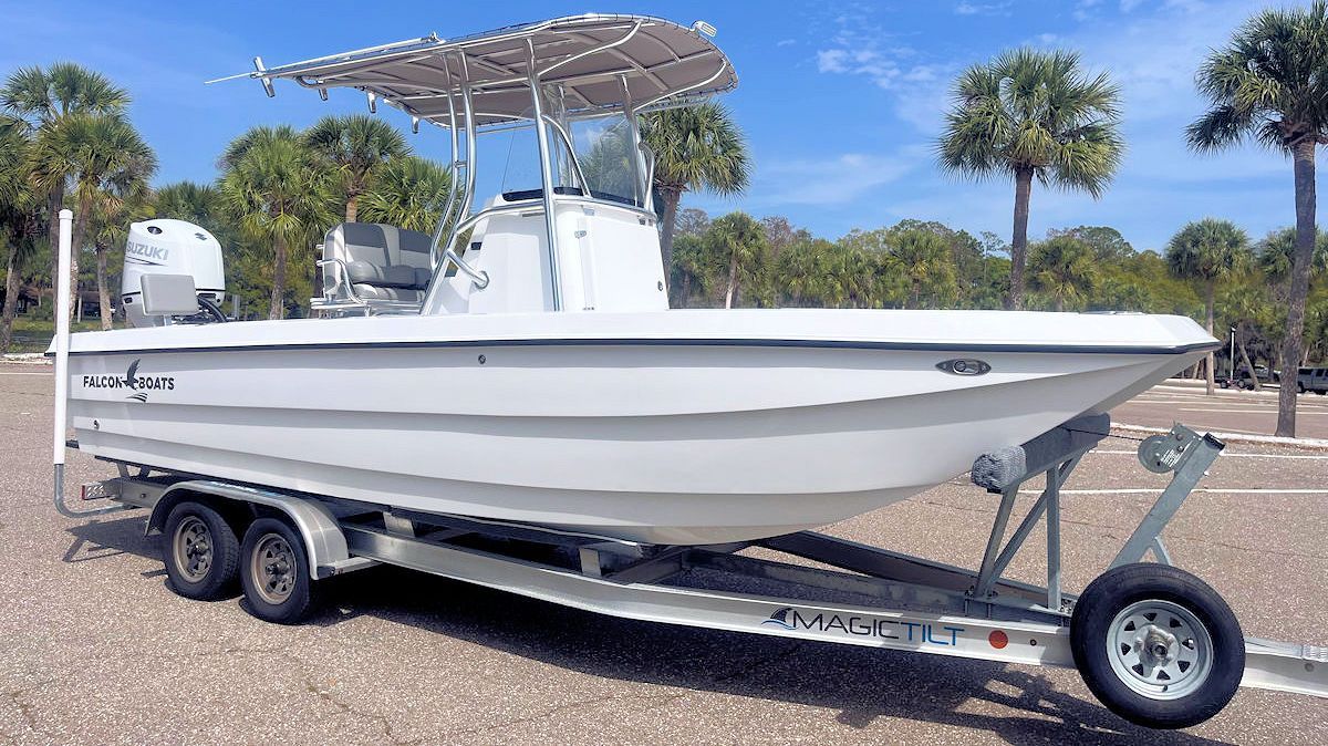 New 2024 Falcon Bay22 Bay Boat for Sale by Mayday Marine Services in St. Petersburg, FL