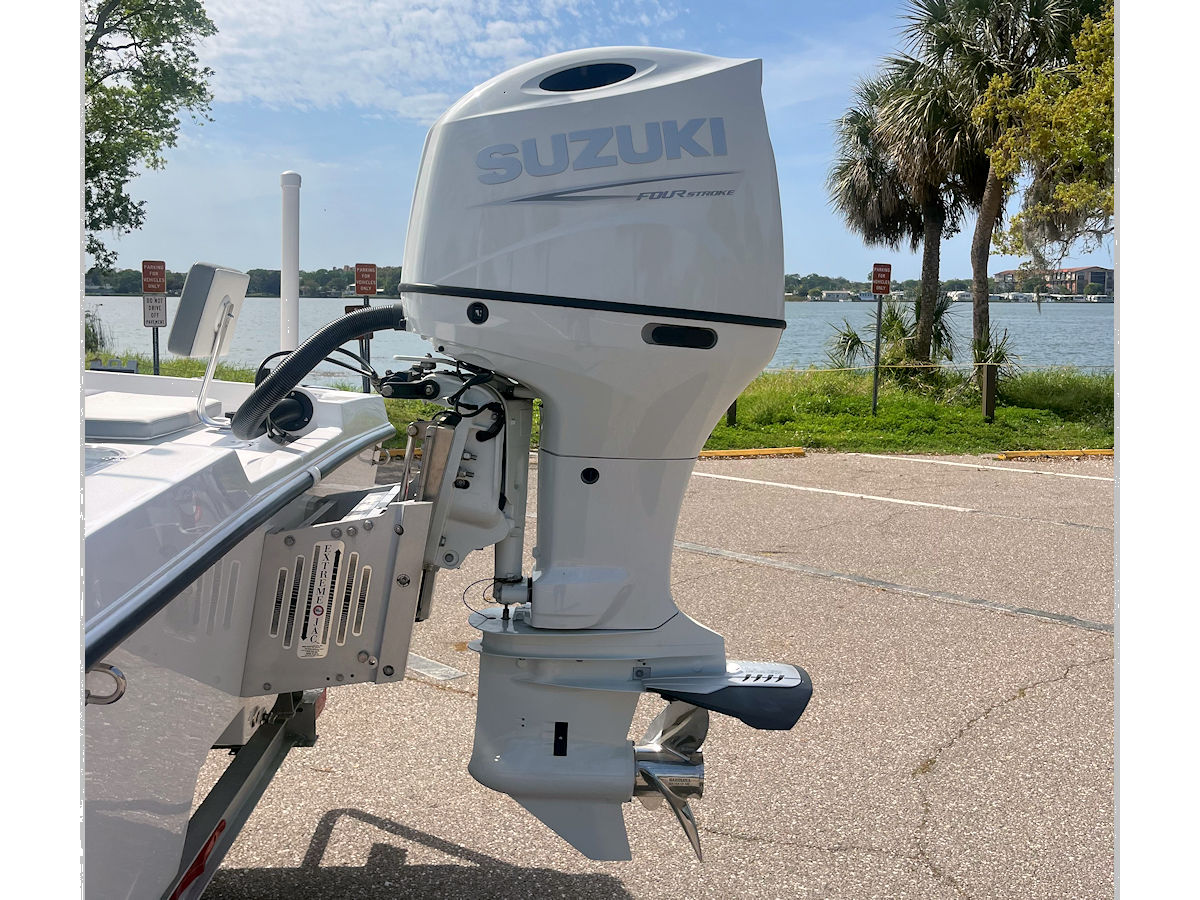 New Suzuki 150 Four Stroke Outboard on a 2024 Falcon Bay22 Bay Boat for Sale by Mayday Marine Services in St. Petersburg, FL
