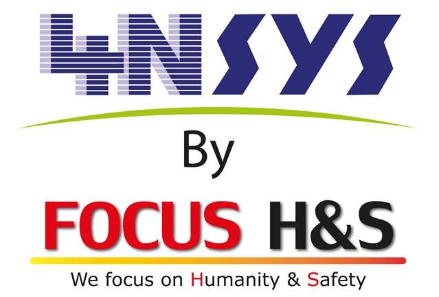 Un logo per un'azienda chiamata focus h & s