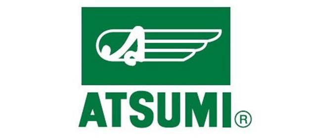 Un logo verde e bianco per un'azienda chiamata atsum