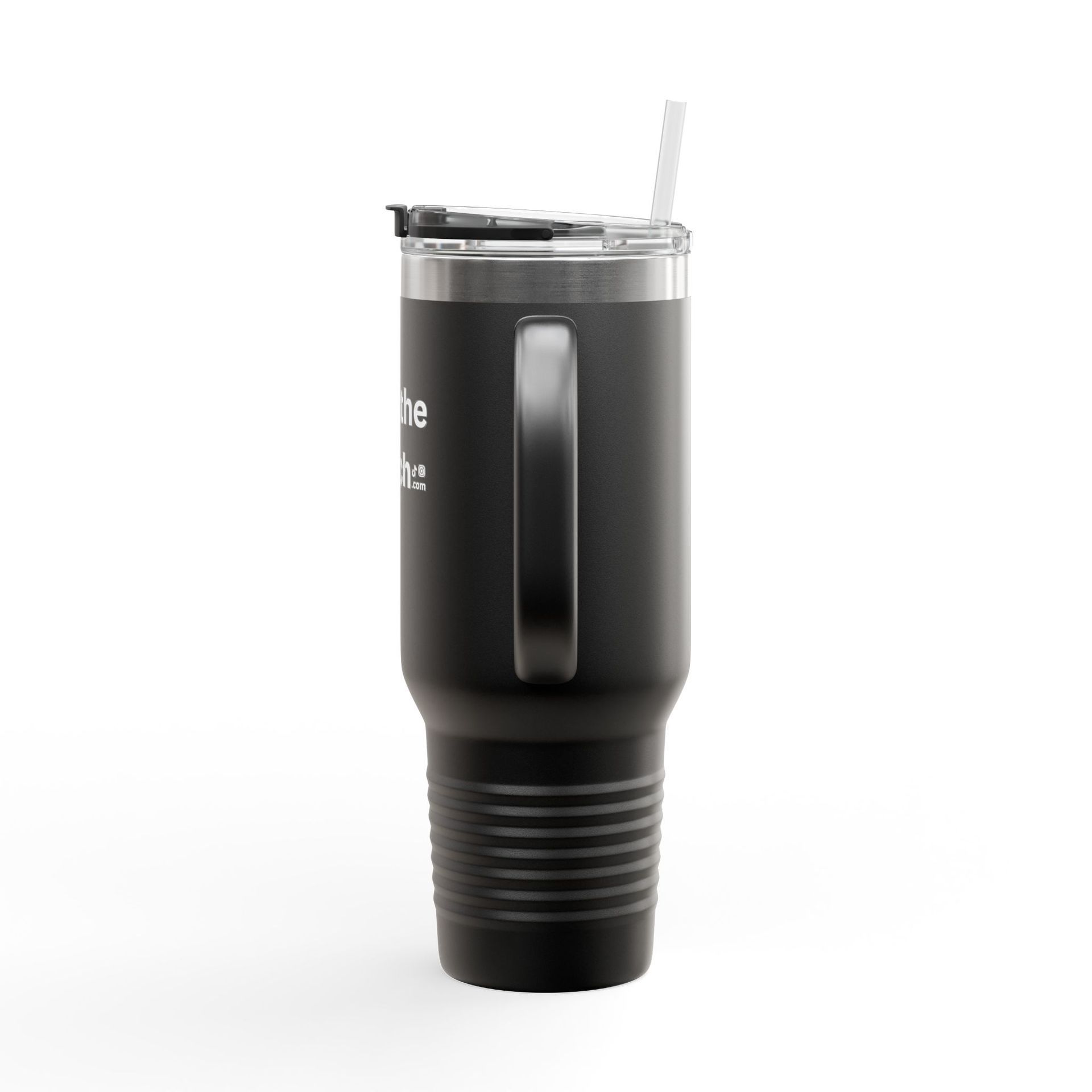 Black Breathe Bitch 40oz Insulated Travel Mug