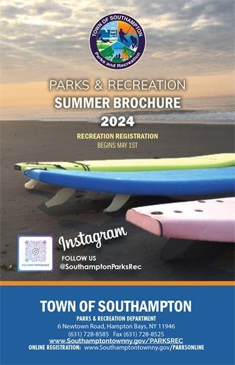 Town of Southampton Parks & Recreation Summer Brochure 2024
