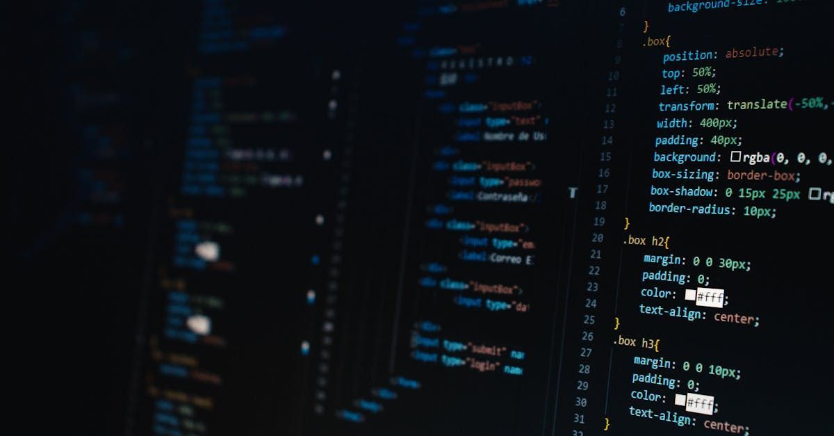 A close up of a computer screen with a lot of code on it.