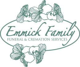 The logo for sample funeral home is shown on a white background.