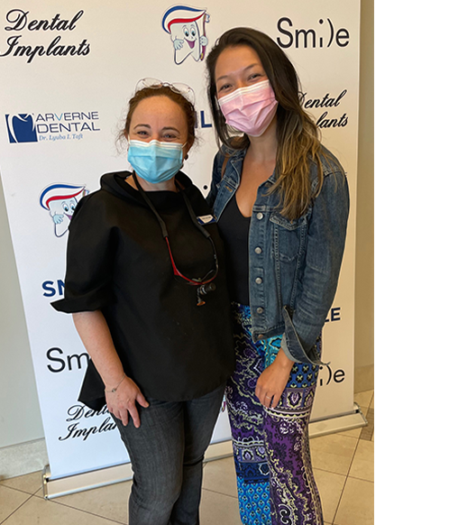 Dr Lubya taft and asian woman patient