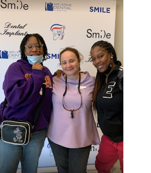 Dr Lubya taft and 2 african american women patients
