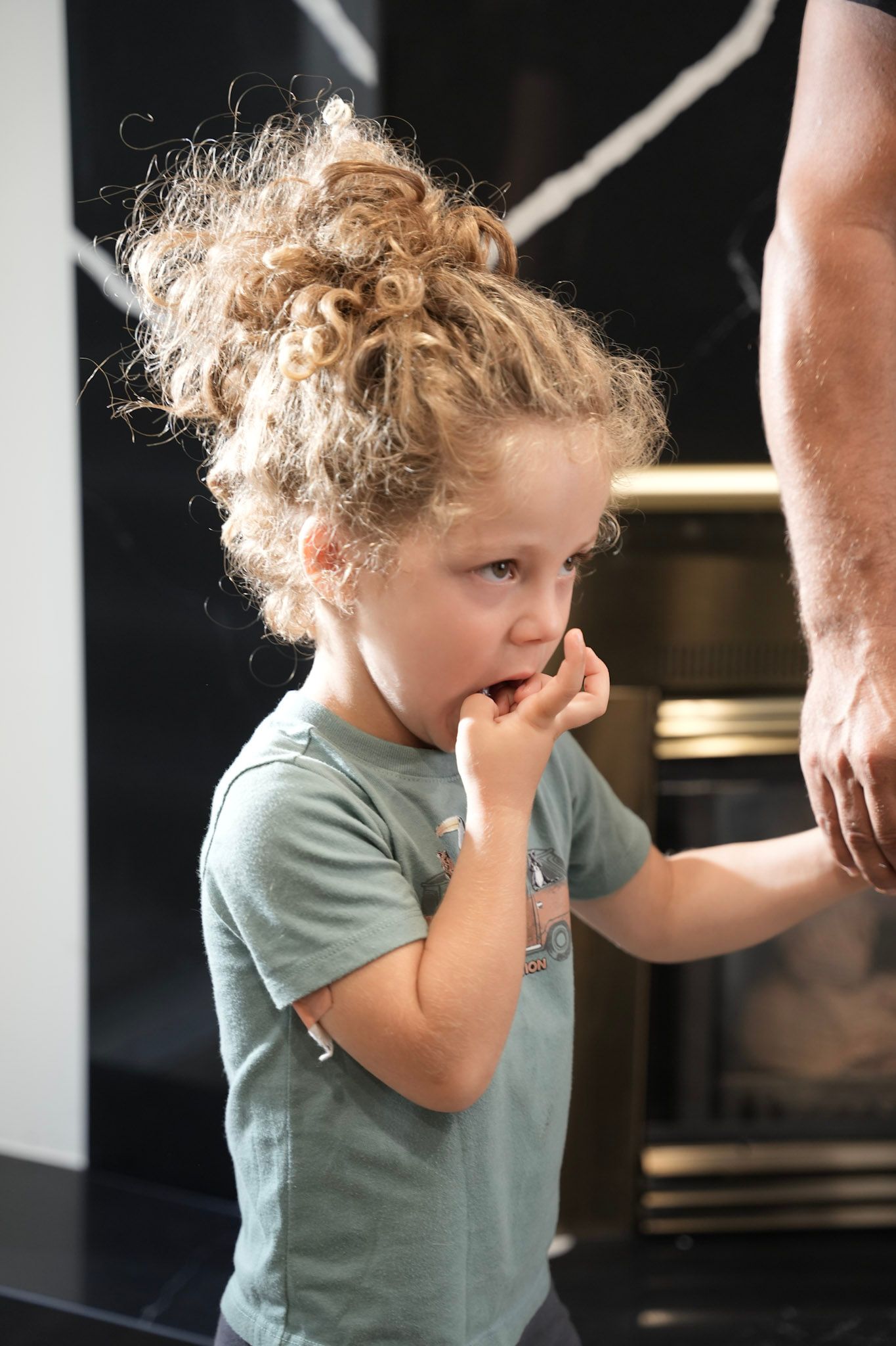 a little boy wearing a t-shirt with a car on it | Bloor Street Dental | Best Family and Cosmetic Dentist In Mississauga For Implants, Braces, and Invisalign