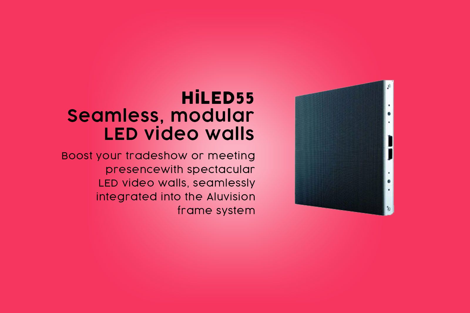 Aluvision LED Wall for Trade show Booths