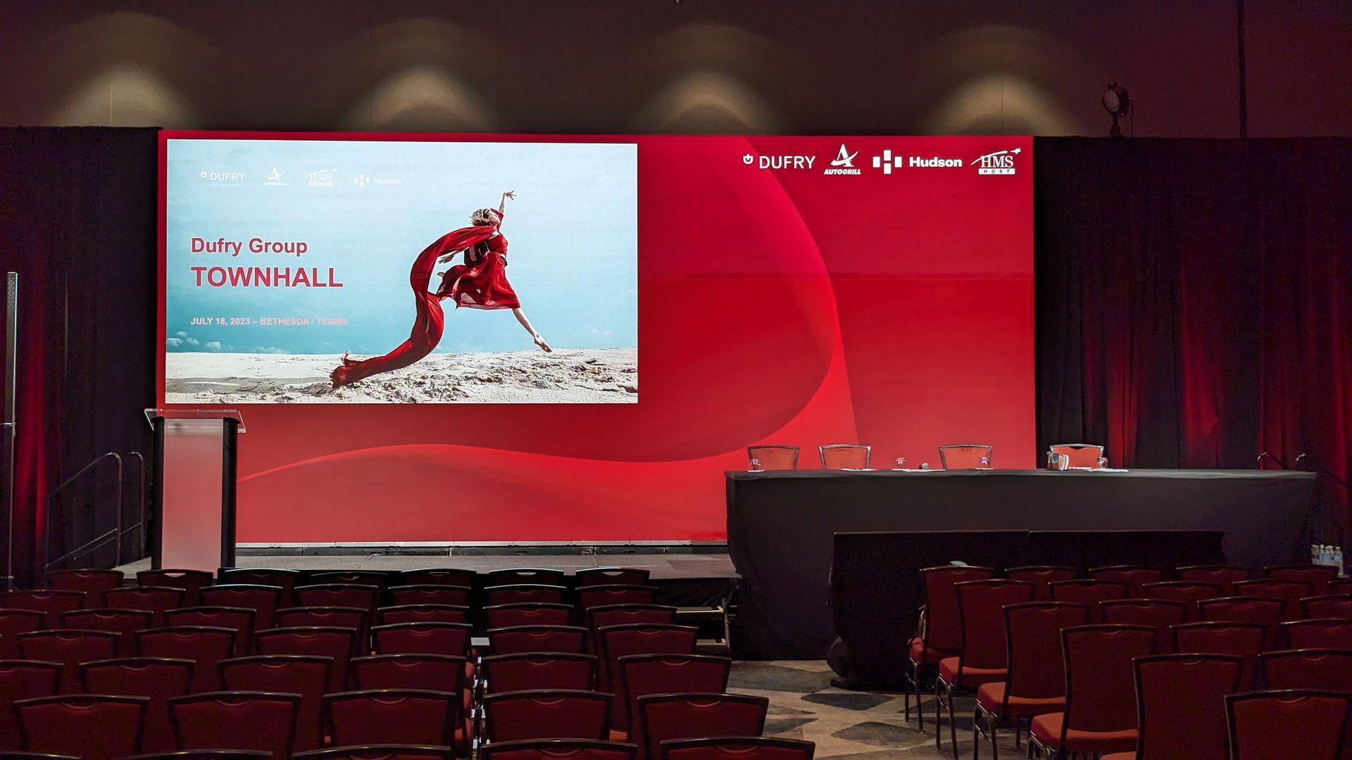 Complete AV Event Production Services Bethesda North Marriott LED Wall