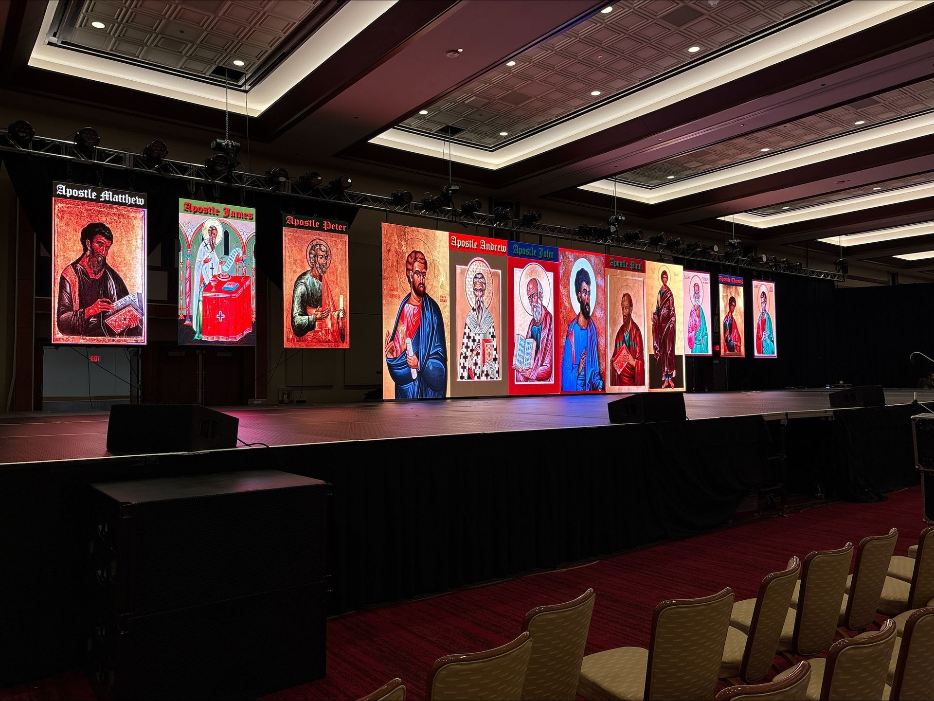 LED Wall Recience 1.9mm Stage Backdrop Special Event Gala Atlantic City New Jersey