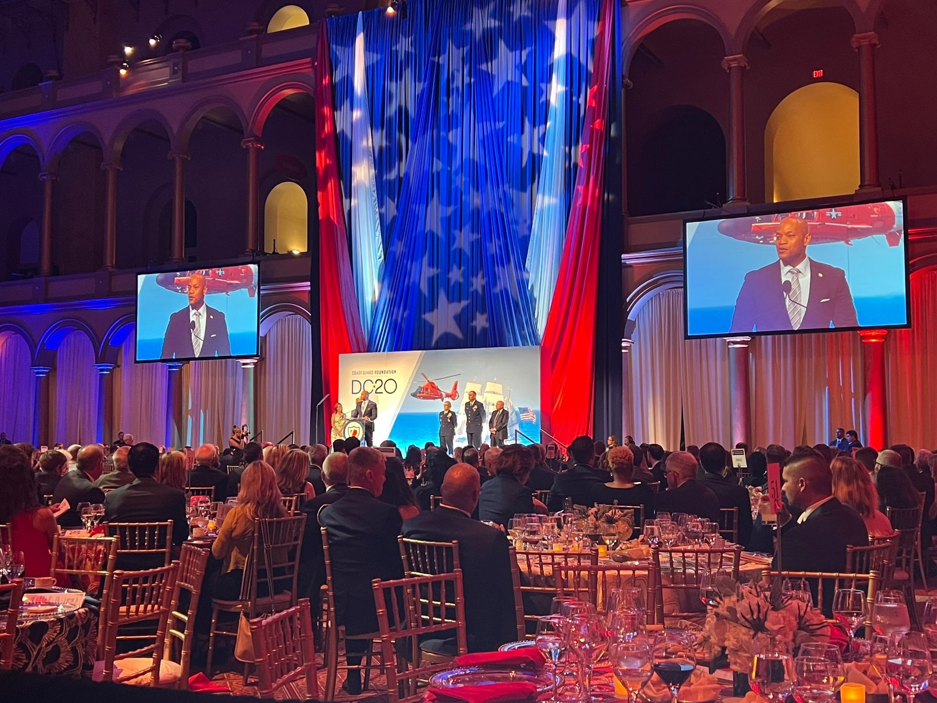 Event Production National Building Museum Washington DC Coast Guard Foundation Wes Moore