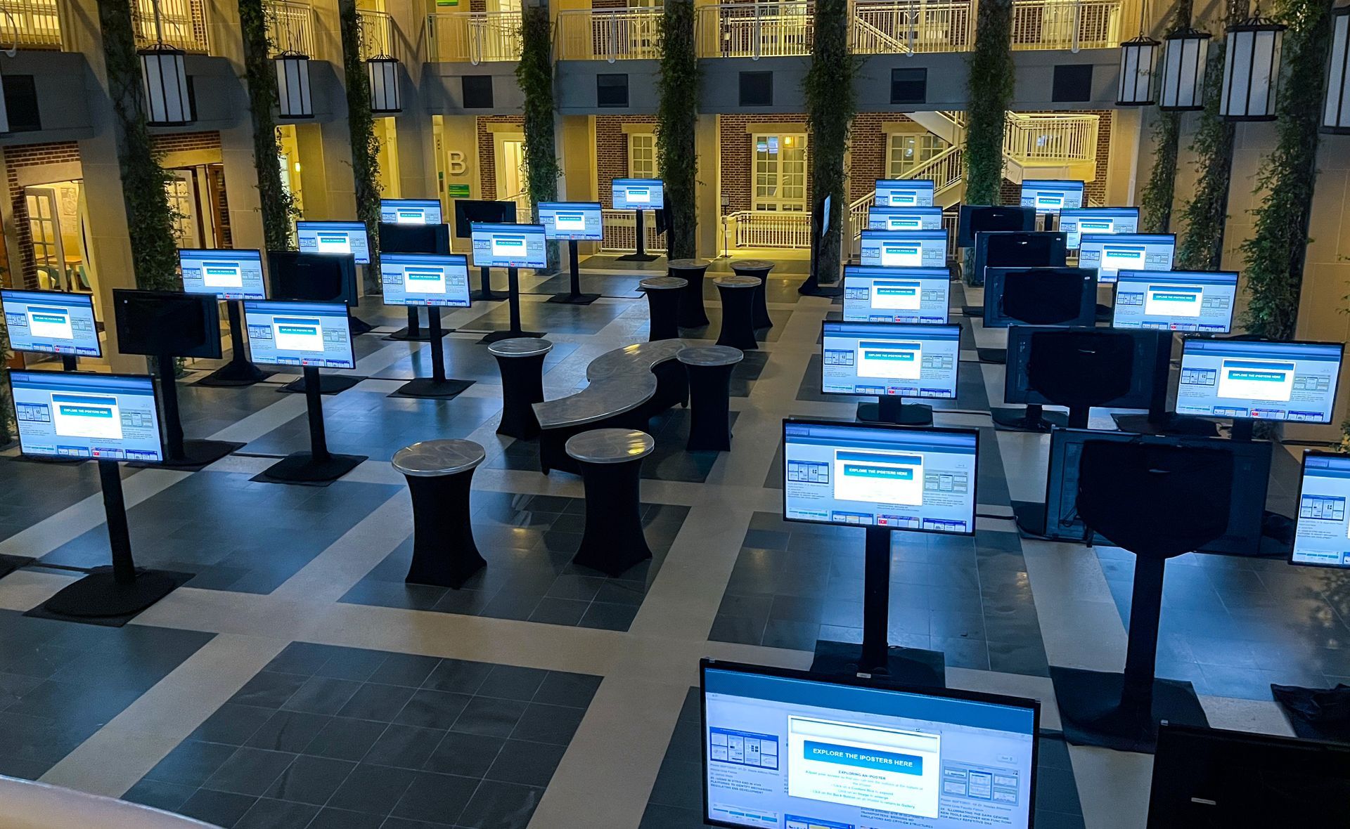 Interactive Touch Screens and iPoster Technology