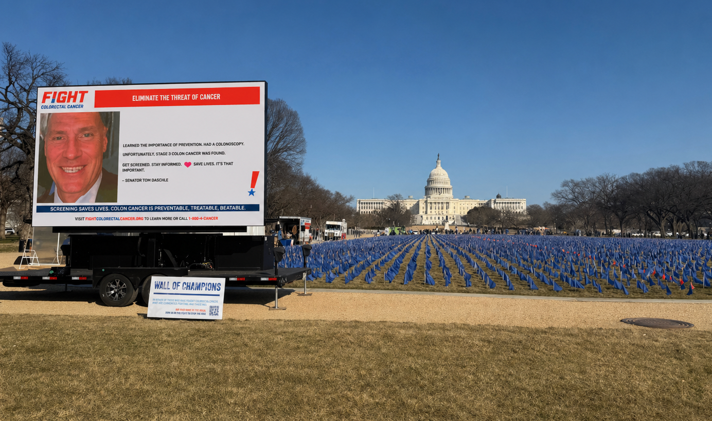 LED Video Trailer 17x10 in Washington D.C. on The National Mall