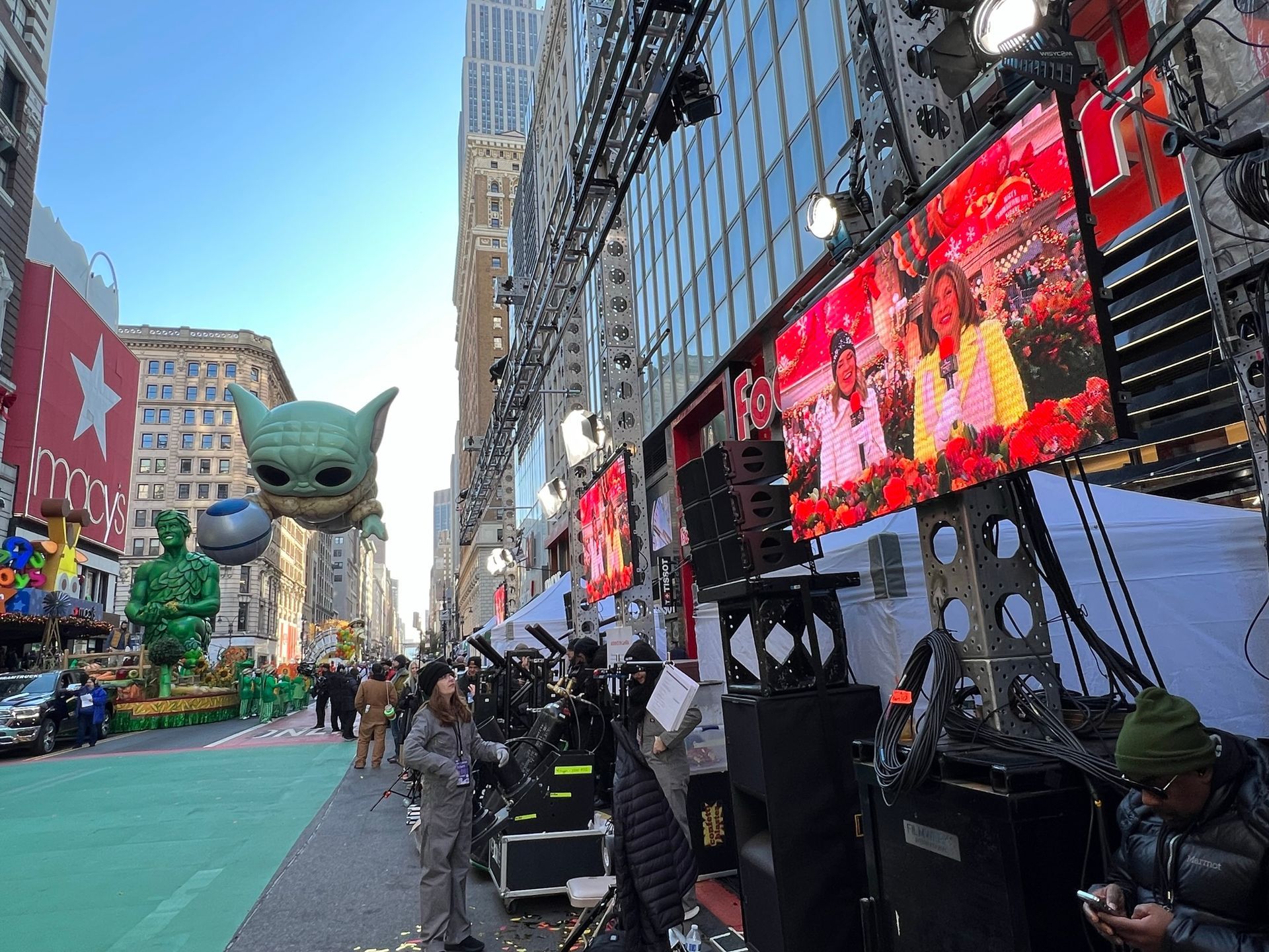 Thanksgiving Day Parade with LED Display Technology