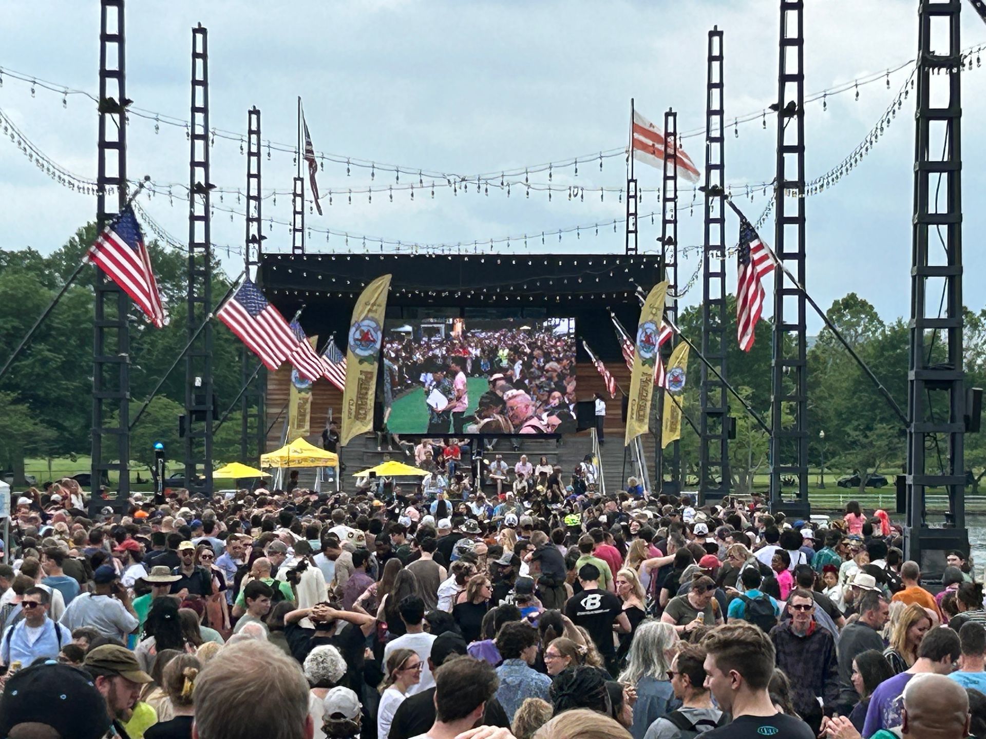LED trailer at The Running of the Chihuahuas – The Wharf DC