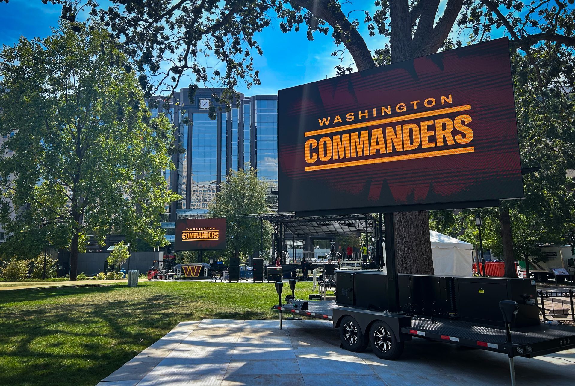 LED walls and trailer rentals