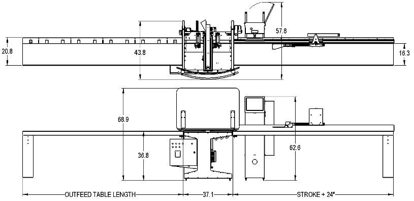 RazorGage - APS - AutoPusher Automatic Optimzing Saw
