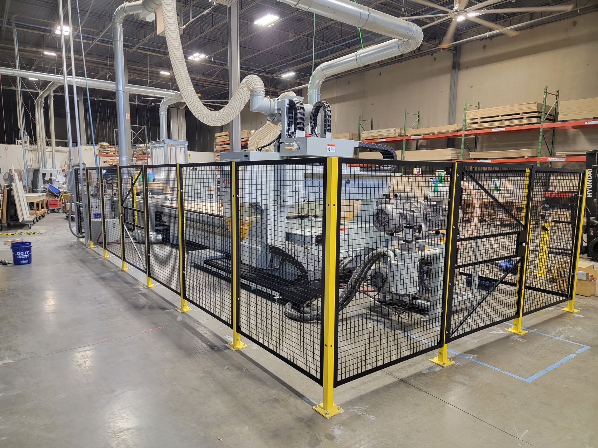 CNC machine at Closets by Design
