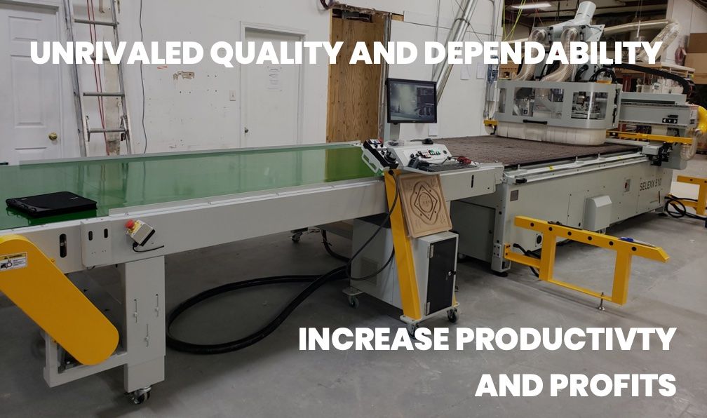 a machine that says unrivaled quality and dependability increase productivity and profits