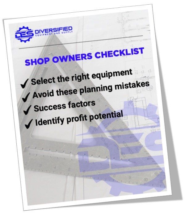 a checklist for shop owners to select the right equipment