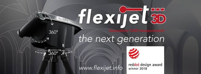 an advertisement for flexijet 3d the next generation