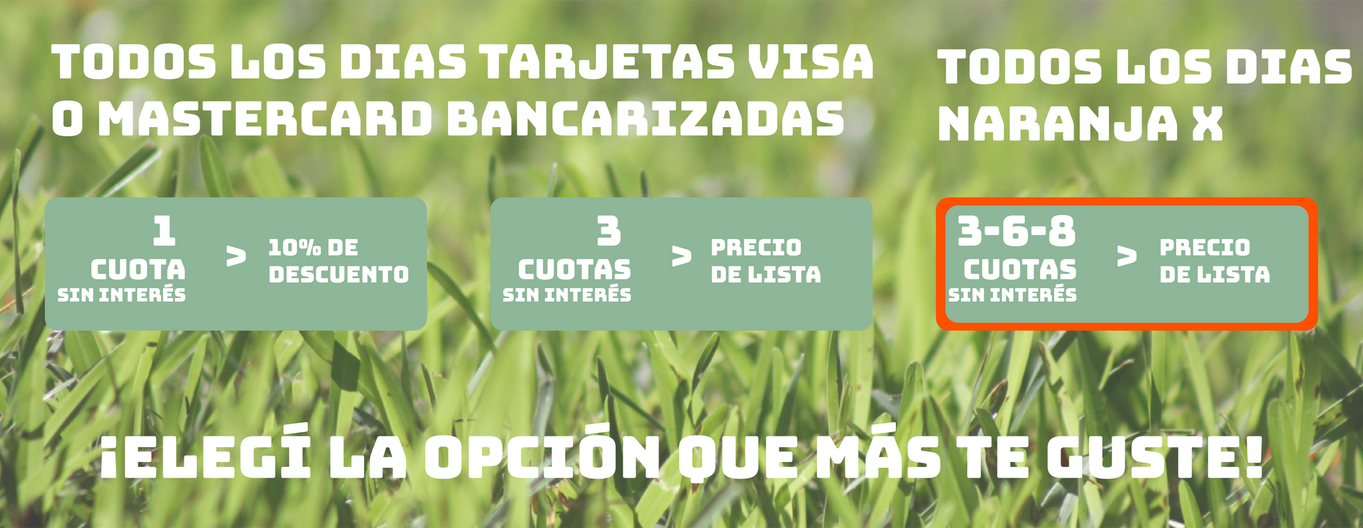 Gráfico promocional para pagos con tarjeta.