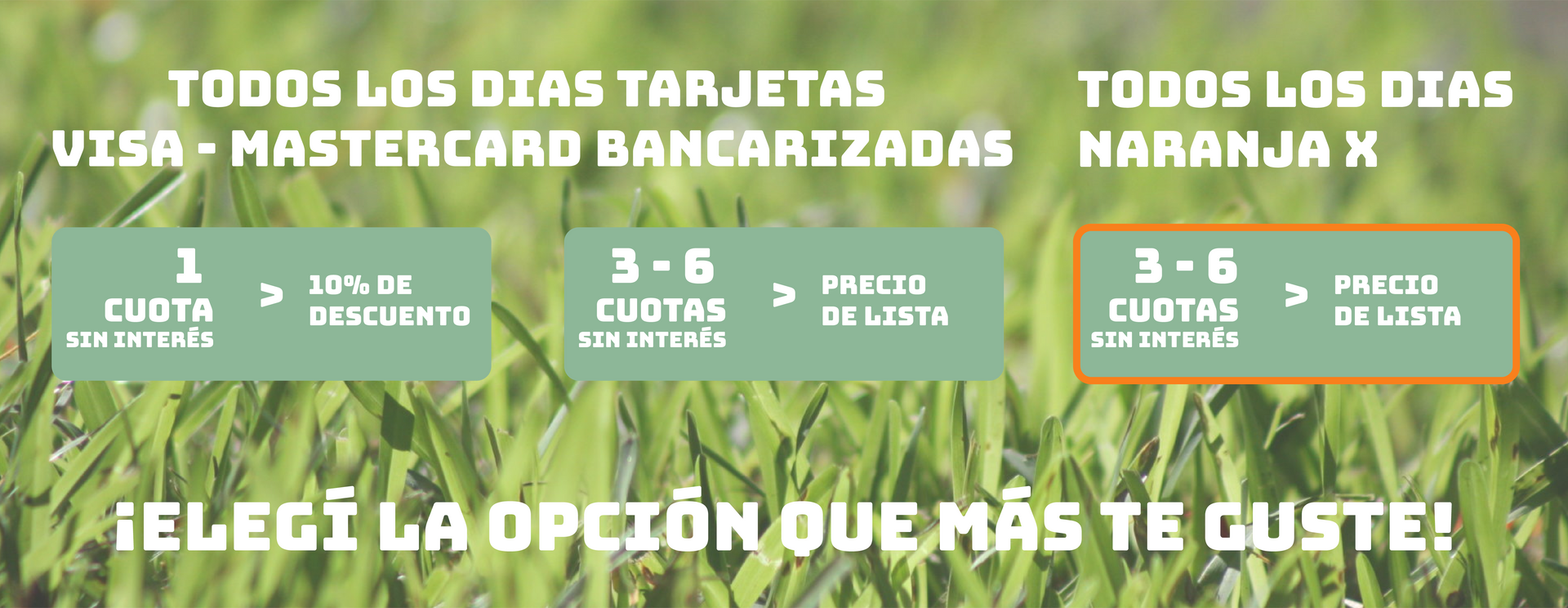 Gráfico promocional para pagos con tarjeta.