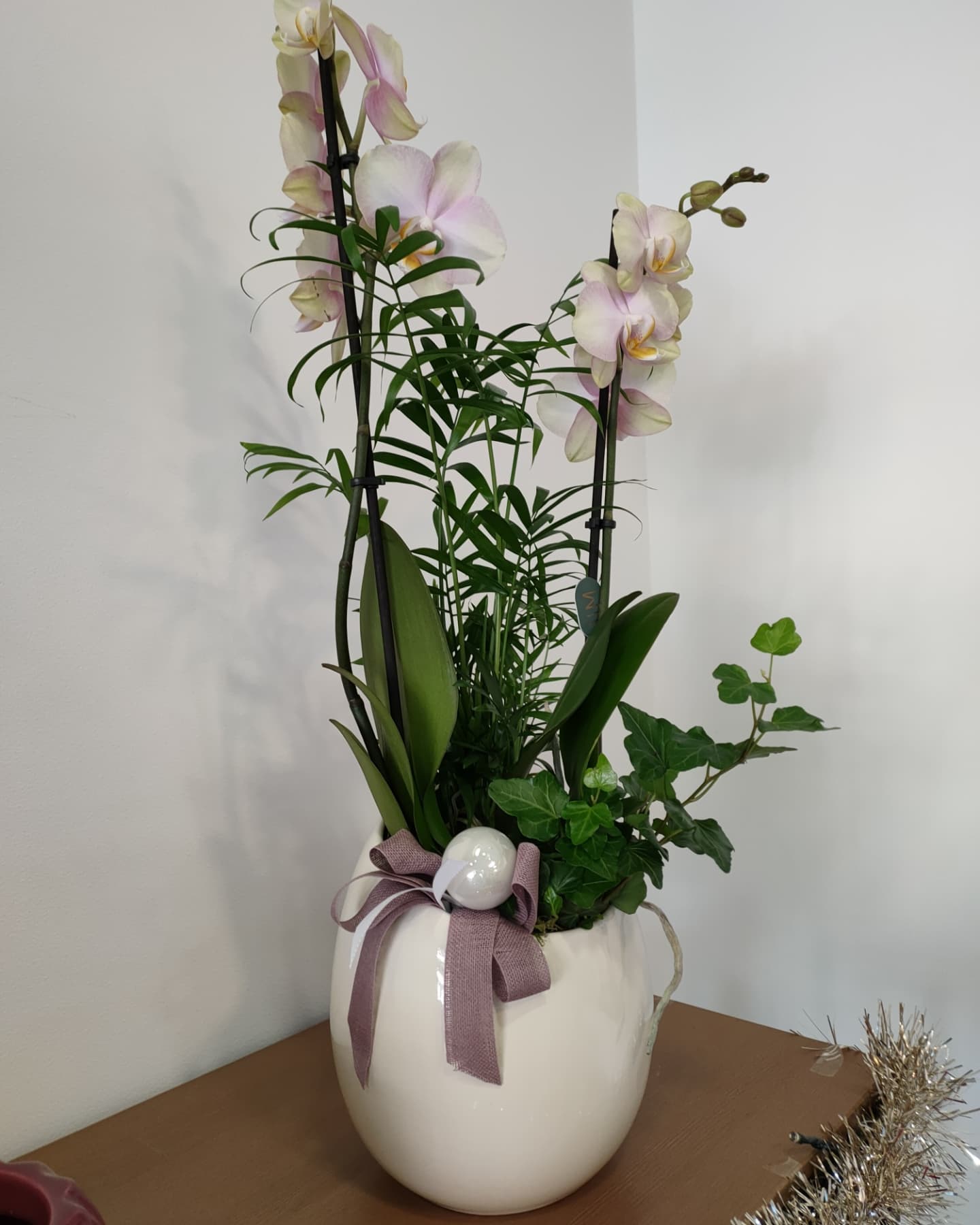 vaso di fiori elegante