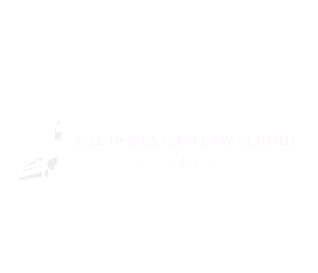 logo for Southwestern Law School Entertainment & Media Law LLM. Online